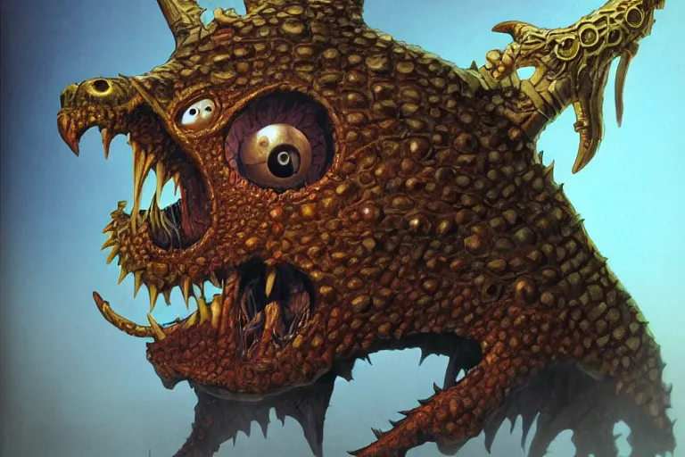 Prompt: a dangerous beholder from dungeons and dragons, by greg rutowski, dave seeley, jim burns. photorealistic