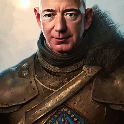 Prompt: jeff bezos as a game of thrones character, highly detailed digital painting, artstation, concept art, smooth, sharp focus, illustration, art by artgerm and greg rutkowski and alphonse mucha