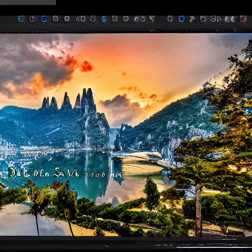 Image similar to 8k hyper realistic highly detailed HDR still of David Lo Pan