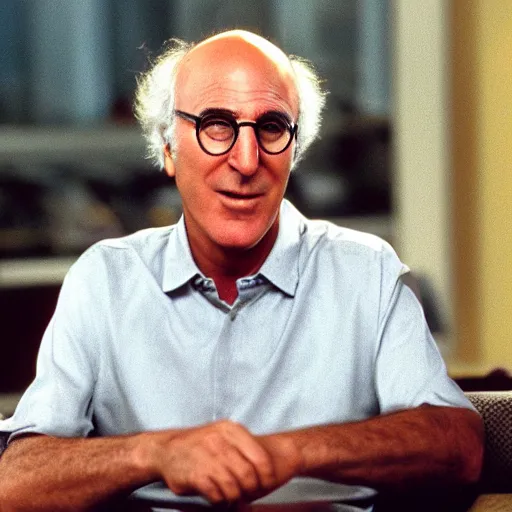 Image similar to Larry David speaking on the phone in King of the Hill