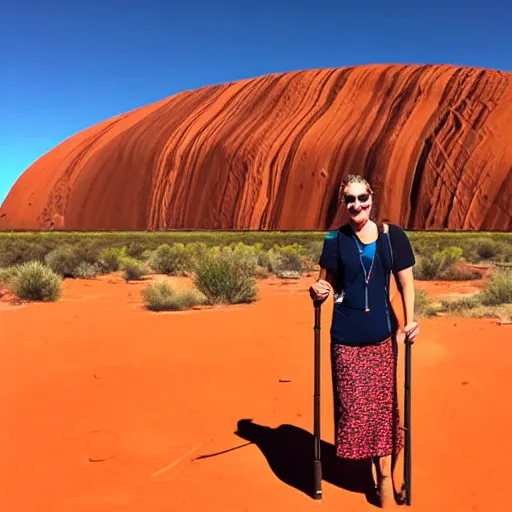 Image similar to star being at uluru, didgeridoo