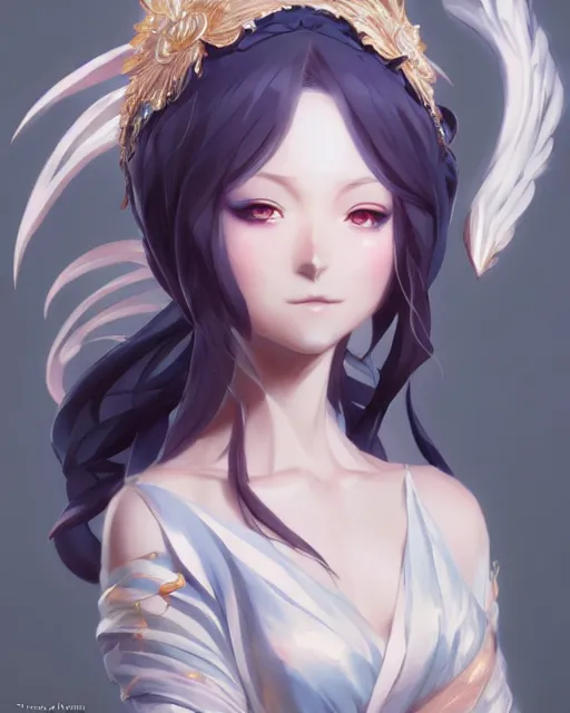 Prompt: character concept art of an anime goddess of wind | | cute - fine - face, pretty face, realistic shaded perfect face, fine details by stanley artgerm lau, wlop, rossdraws, james jean, andrei riabovitchev, marc simonetti, and sakimichan, tranding on artstation