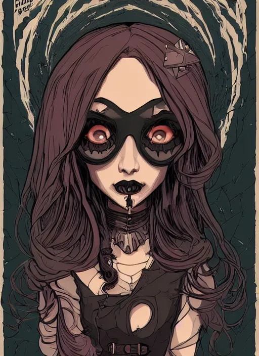 Image similar to beautifull gothic maiden, cute face. dark fantasy, d & d, artstation, art by petros afshar, tom whalen, laurie greasley and greg rutkowski and ilya kuvshinov