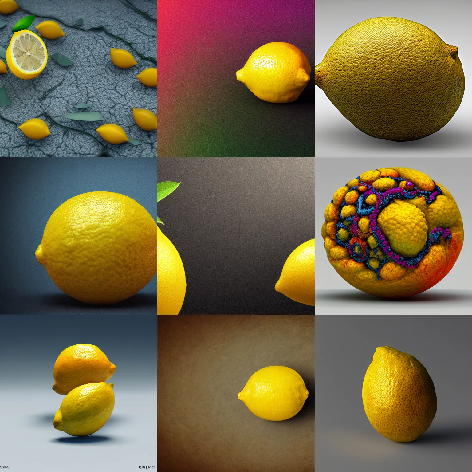 Prompt: a large mouldy lemon, deviantart, trending on artstation, colorful, intricate, by kathleen ryan, photorealistic, unreal 5 engine, dlsr, bokeh