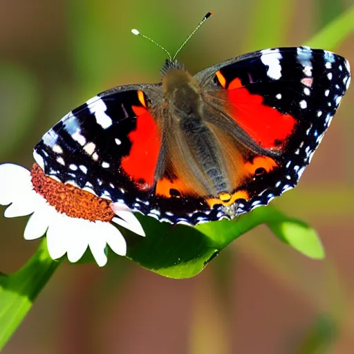 Prompt: red admiral butterfly