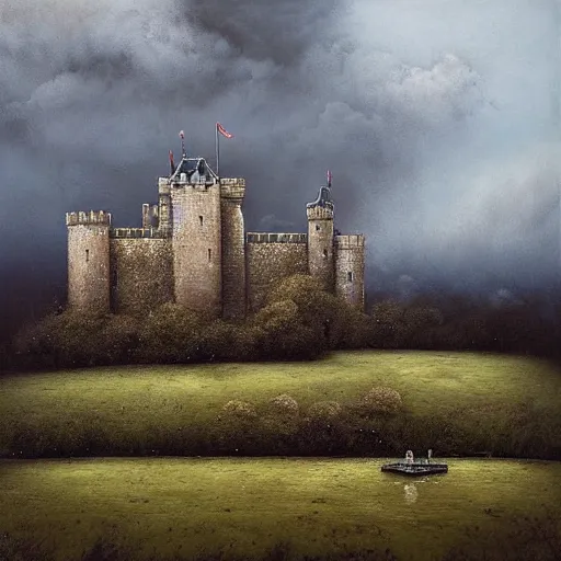 Image similar to castle in clouds by lee madgwick