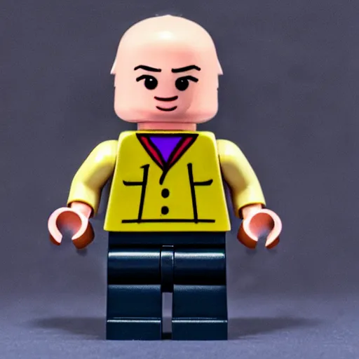 Image similar to jean luc picard lego mini figure