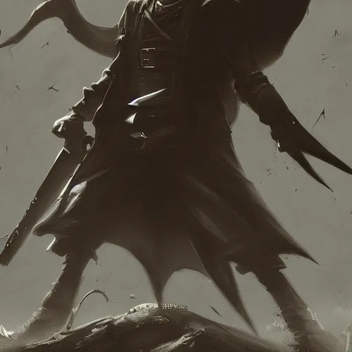 Prompt: Pikachu as a bloodborne boss digital art in the style of Greg Rutkowski and Craig Mullins, 4k