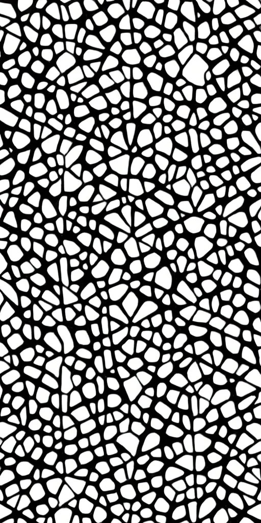 Prompt: highly detailed beautiful black and white geometric pattern, straight lines, hexagon, pentagon, triangle, sacred geometry, sharp angles, symmetry, sharp focus, high contrast, harmony, beauty, masterpiece