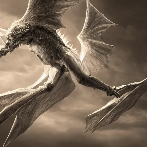 Prompt: cinematic full body shot of a beautiful stunning angel flying over hrll, that's a beautiful stunning angel, elegant pose, flying, detailed arms, streamlined white armor, two arms, two legs, detailed fanart, macro art, dragon art, furry art, realistic digital art, furaffinity, DeviantArt, artstation, 3D realistic, 8k HD, octane render