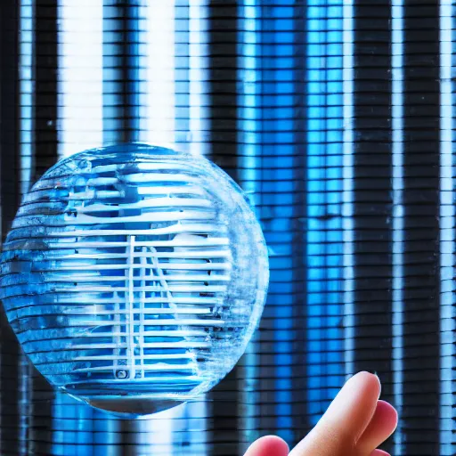 Prompt: a girl's hand on an air conditioner in a room, outside another air conditioner on the terrace connected by transparent tubes with a blue liquid, depth of field, sunny, ultra realistic, very detailed, 8 k hyper realistic detailed cinematic still by nadav kander