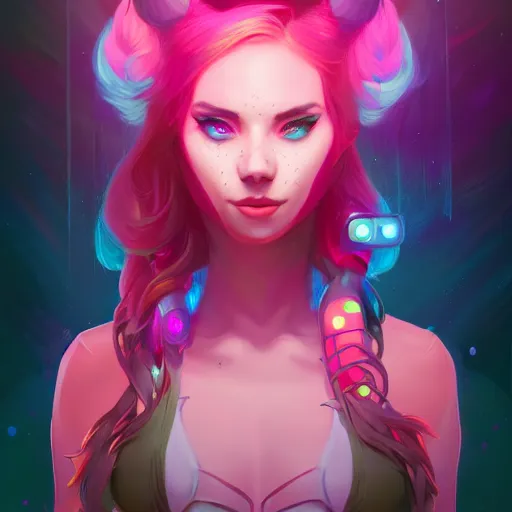 Image similar to a portrait of a beautiful raver, art by lois van baarle and loish and ross tran and rossdraws and sam yang and samdoesarts and artgerm, digital art, highly detailed, intricate, sharp focus, Trending on Artstation HQ, deviantart, unreal engine 5, 4K UHD image