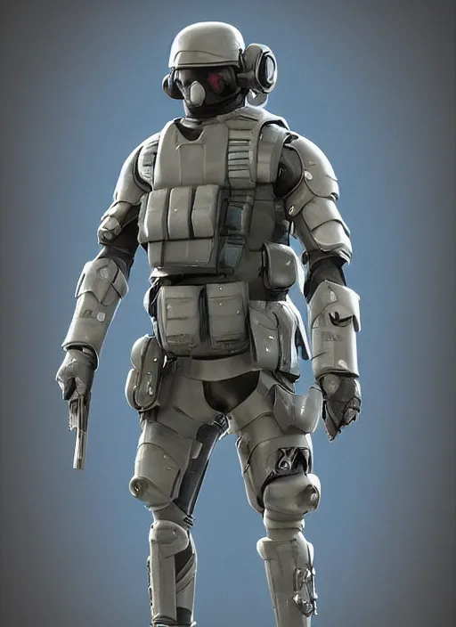 Image similar to futuristic swat team, full armor, full face mask, futuristic weapon, cyberpunk, unreal engine 5