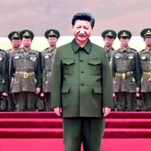 Prompt: Movie still of Xi Jinping in Saving Private Ryan