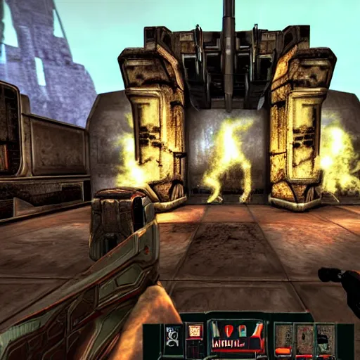 Image similar to unreal tournament, quake 3 arena, doom 2,