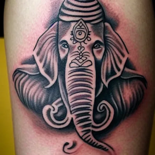 Tattoo uploaded by Inkblot tatoo studio • Lord of obstacles ....Ganesha  tattoo represents spirituality religion and godliness ...done by  @ganesh46_21 Contact :9620339442 Visit:www.inkblottattoos.com #lordganesha  #godganesha #ganeshatattoo #tattoo ...