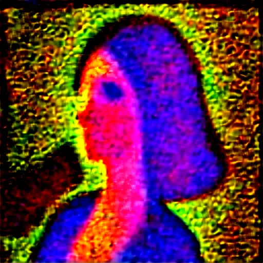 Image similar to “a woman with synesthesia listening to an orchestra at a concert hall, digital art”