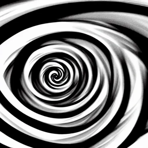 Prompt: the spiral to the eternity of nothingness, mesmerizing