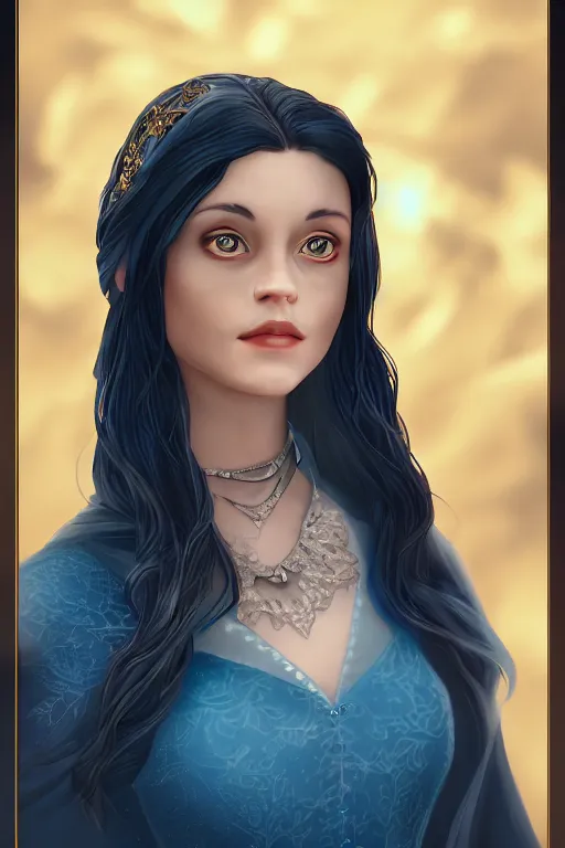 a portrait of beautiful rowena ravenclaw, cinematic, Stable Diffusion