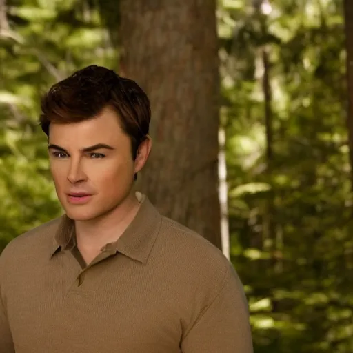 Image similar to A still of Seth MacFarlane as Carlisle Cullen in Twilight (2008), golden eyes