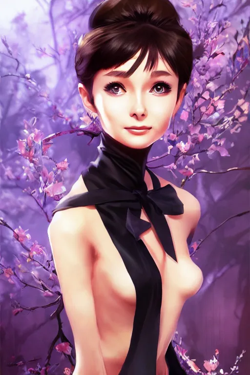 Prompt: Audrey Hepburn in a blade and soul spinoff artbook rendered by the artist Hyung tae Kim , trending on Artstation by Hyung tae Kim, artbook, Stanley Artgerm Lau