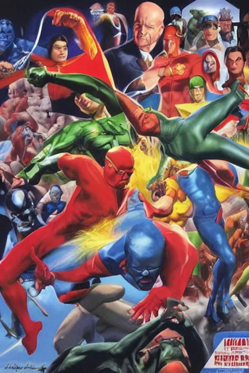 Prompt: alex ross artwork