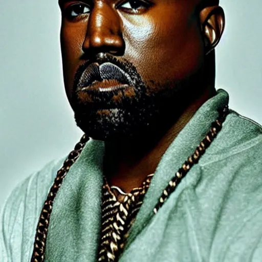 Image similar to kanye west as a greek god