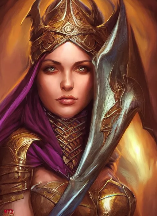 Image similar to arabian human female, ultra detailed fantasy, dndbeyond, bright, colourful, realistic, dnd character portrait, full body, pathfinder, pinterest, art by ralph horsley, dnd, rpg, lotr game design fanart by concept art, behance hd, artstation, deviantart, hdr render in unreal engine 5