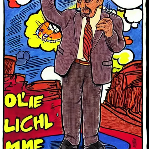 Image similar to The Artwork of R. Crumb and his Cheap Suit Dr. Phil tells you to have more relations, pencil and colored marker artwork, trailer-trash lifestyle