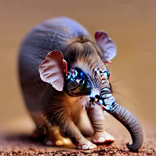 Image similar to a elephant - mouse - hybrid, animal photography