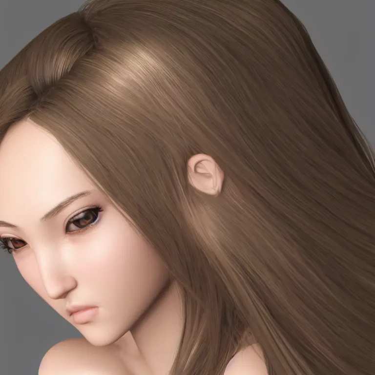 Prompt: “hyperrealistic unreal engine 5 render RTX raytracing nvidia hairworks of portrait of very very beautiful girl.”