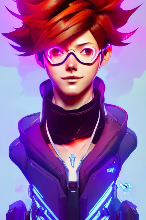 Perfil  Tracer – Overwatch - Rainbow Road