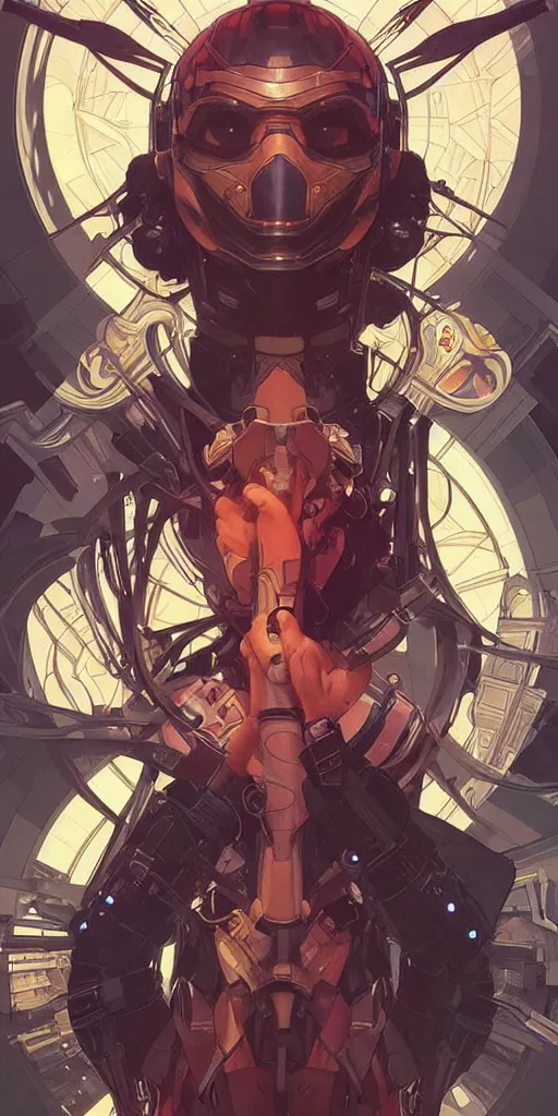 Prompt: symmetry! spatial cosmos, apex legends, epic lighting, sketch illustration, ultra detailed, art by artgerm and greg rutkowski and alphonse mucha