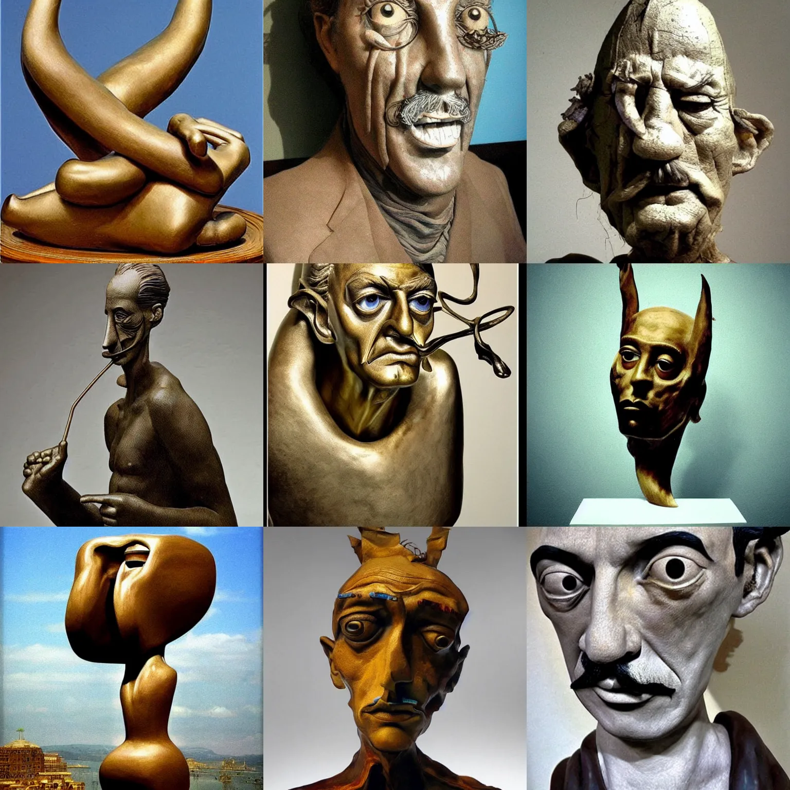 Prompt: artist sculpture by salvador dali, trending on artstation, favorites on deviantart, high quality art. artwork masterpieces, award winning