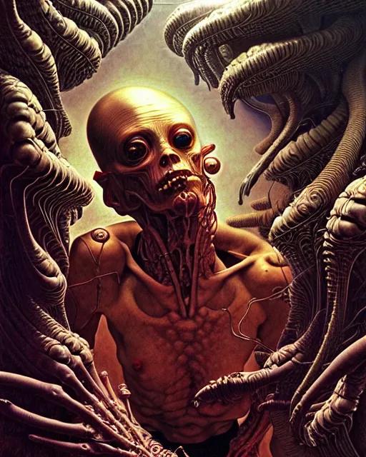 Image similar to a dmt trip, ultra realistic, cinematic, cinematic, wide angle, intricate details, cyborg, highly detailed by caravaggio, aaron horkey, boris vallejo, wayne barlowe, craig mullins, roberto ferri