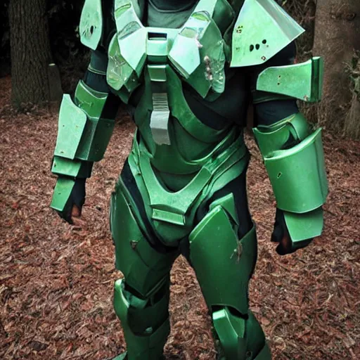 Image similar to Master Chief styrofoam armor, cosplay