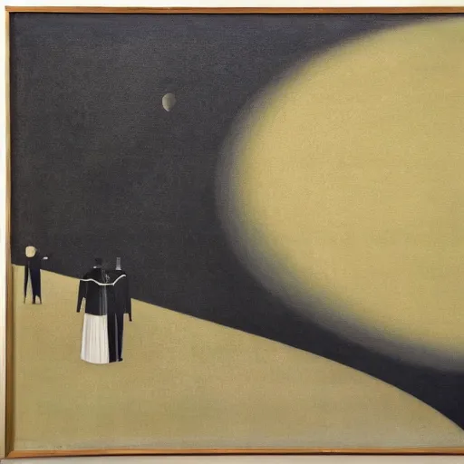 Prompt: monogamy destroying the entire world, by leon spilliaert, oil on canvas