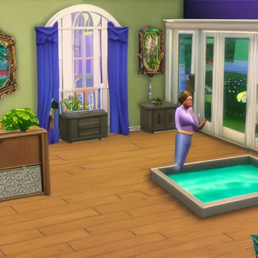 Prompt: reality as the sims