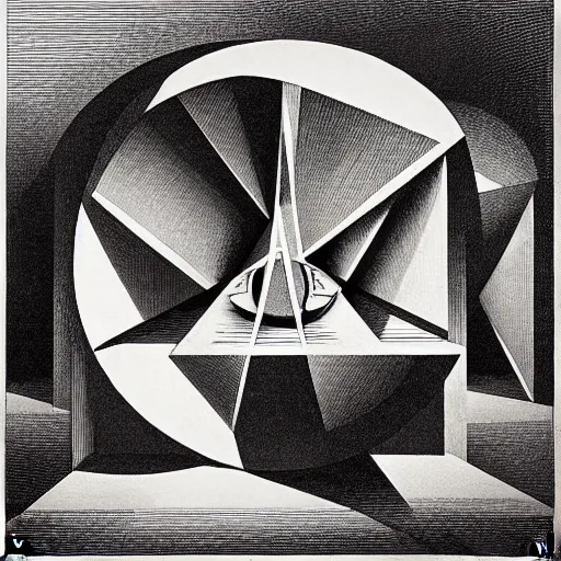 Image similar to lithography on paper secret lair conceptual figurative post - morden monumental dynamic portrait by goya and escher and hogarth, illusion surreal art, highly conceptual figurative art, intricate detailed illustration, controversial poster art, polish poster art, geometrical drawings, no blur