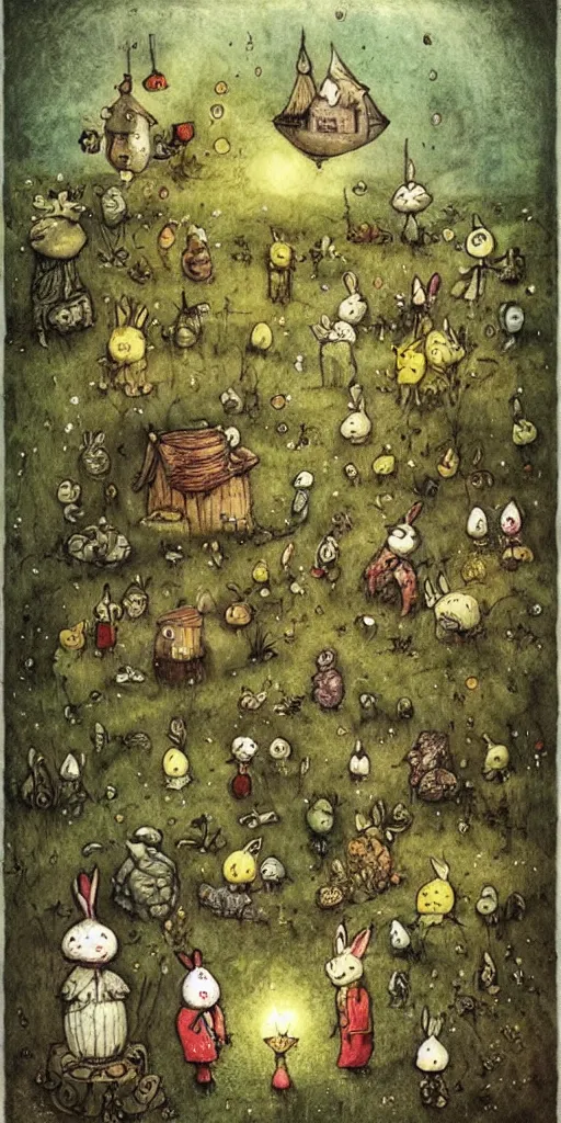 Image similar to an easter scene by alexander jansson