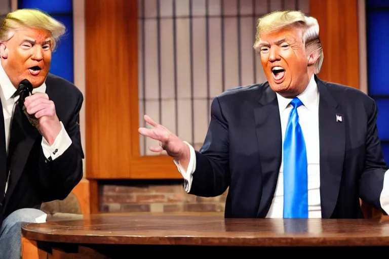 Image similar to donald trump on jerry springer