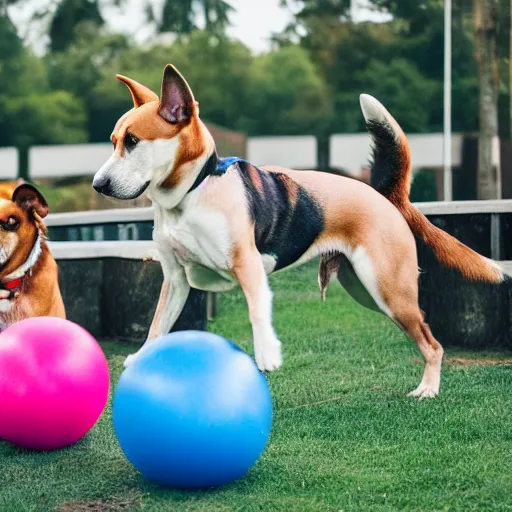 Exercise classes for people and dogs