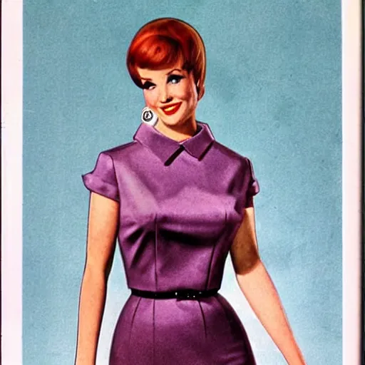 Image similar to 1960s Joan Holloway as a FUNCO POP