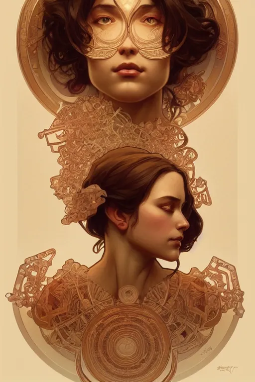 Image similar to symmetry!! plate full of nugget!!, intricate, elegant, highly detailed, digital painting, artstation, concept art, smooth, sharp focus, illustration, art by artgerm and greg rutkowski and alphonse mucha, 8 k