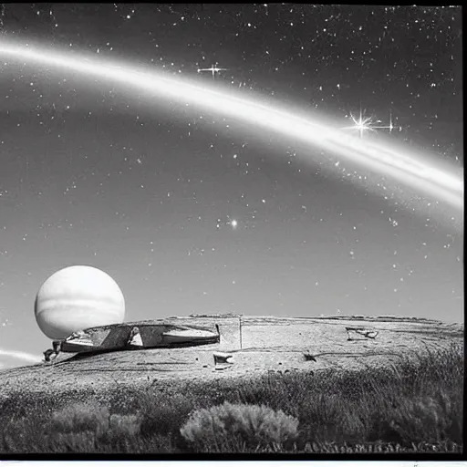 Image similar to a black and white star wars scene by anselm adams