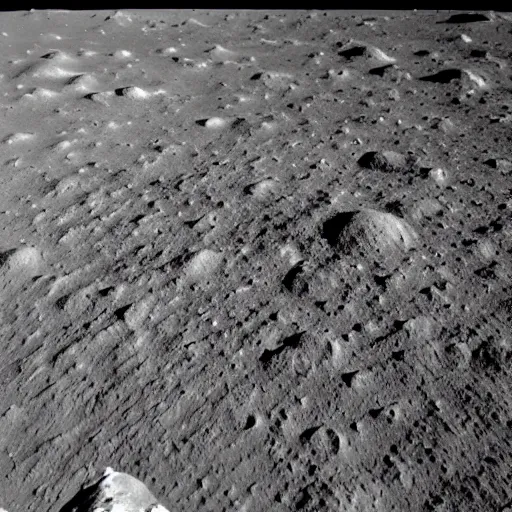 Image similar to view from the surface of the moon