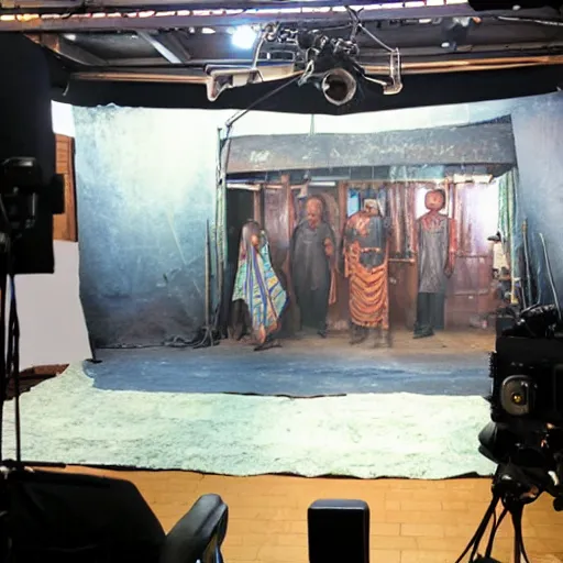 Image similar to Realistic Ogun, movie shot, studio shot