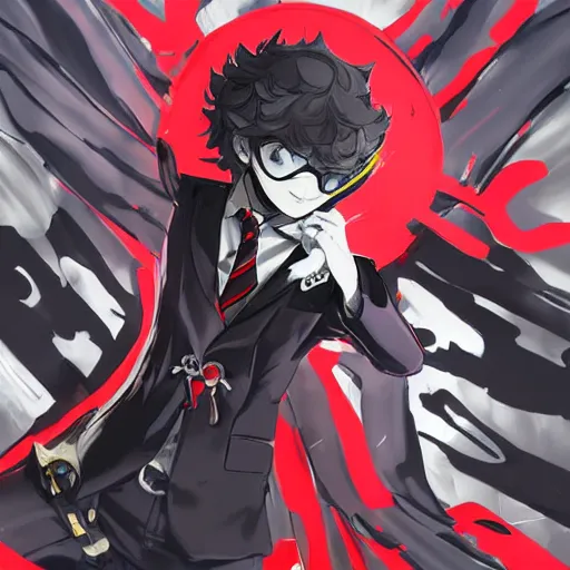 Prompt: a new persona 5 character game by Stanley artgem LAU , trending on artstation, artbook, stylish, persona 5 art style WLOP, Rossdraws, Gesture draw, James Jean, Andrei Riabovitchev, Marc Simonetti, and Sakimichan,