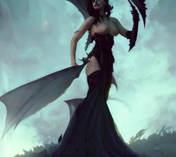 Image similar to morrigan aenslandcasting magic, a charming succubus, strapless dress, fantasy, d & d, by greg rutkowski and raymond swanland, sharp focus, trending on artstation, 8 k realistic digital art, cryengine, symmetric, sharp focus, concept art, frostbite 3 engine