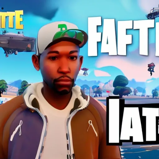 Image similar to rapper Andrew tate in Fortnite very detailed 4K quality super realistic